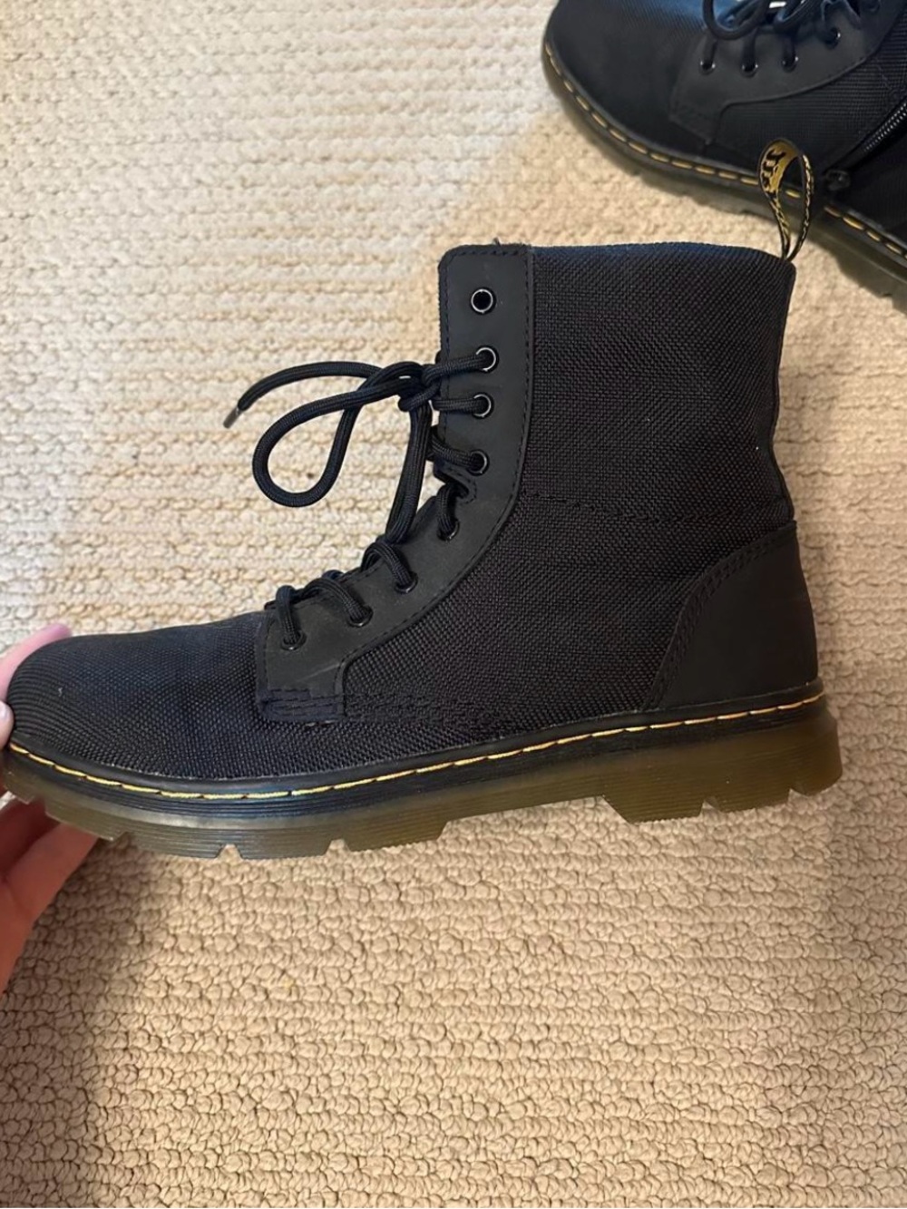 Dr. Martens Women's Black Lace-Up Combat Boots